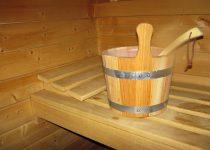Wooden sauna